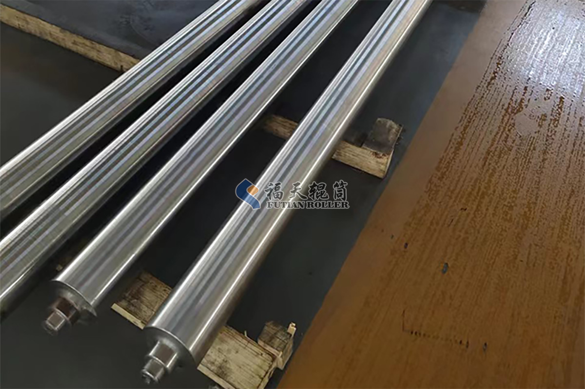 福天輥筒出貨一批印花紡織設備用輥軸