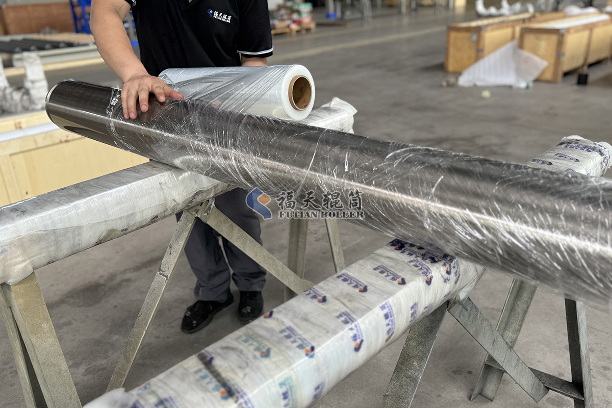 西班牙客戶非標定制寬幅打印機鍍鎳輥